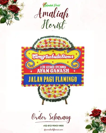 Sewa Papan Bunga Airmata